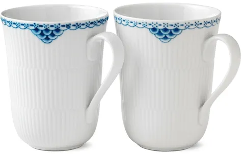Royal Copenhagen Prinsessmugg - 33 cl - 2 st